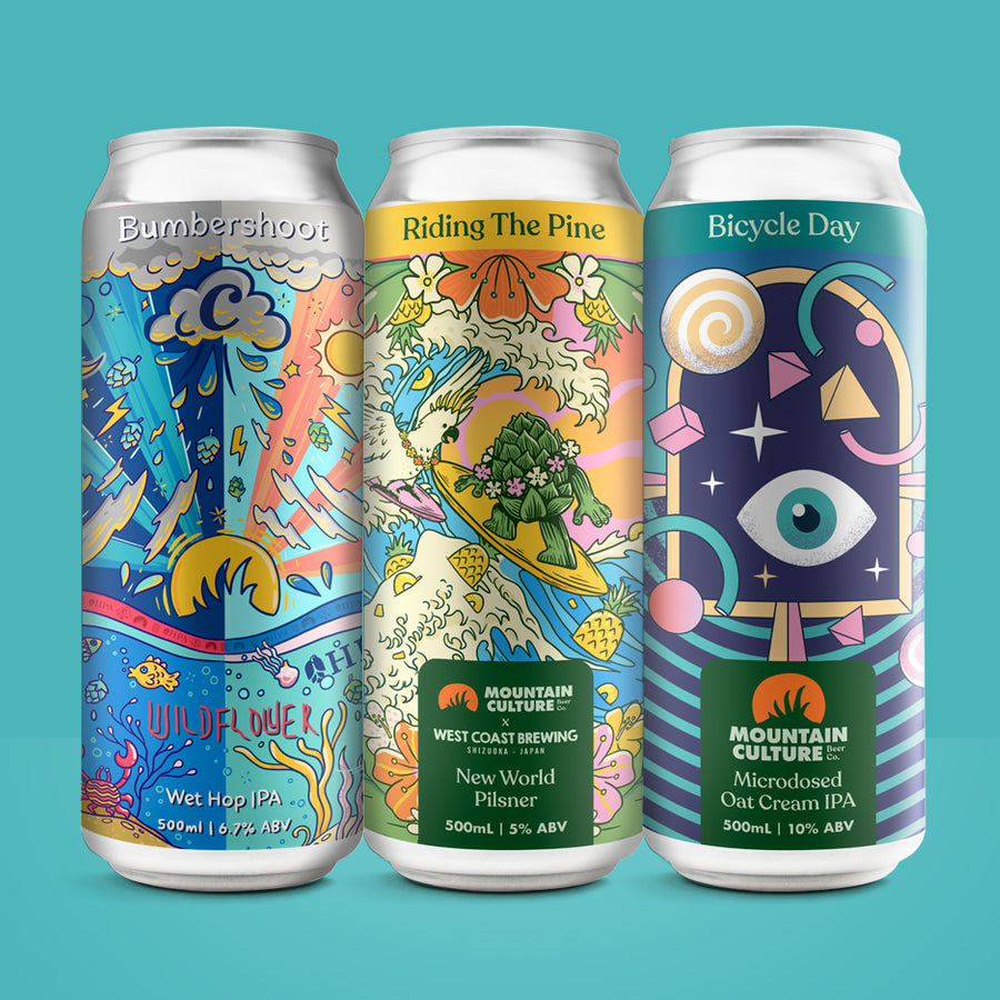 Mixed Pack - Bumbershoot, Bicycle Day & Riding The Pine