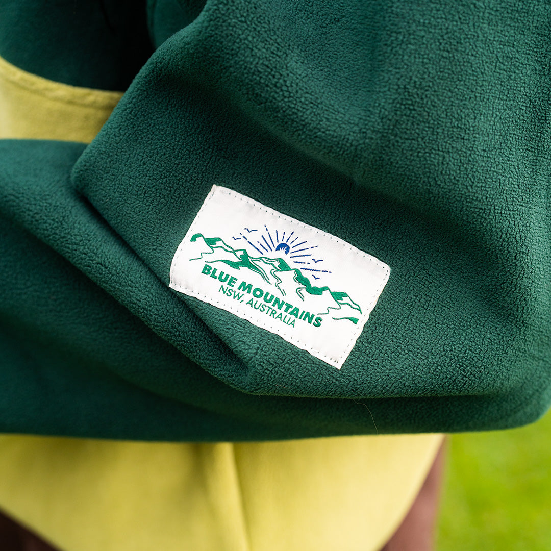 Mountain Culture Retro Fleece - Green & Orange