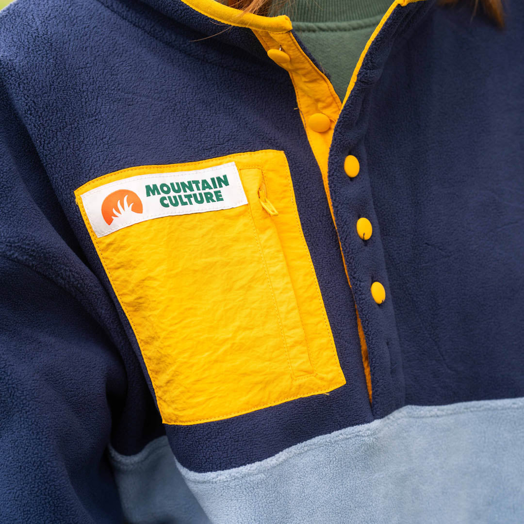 Mountain Culture Retro Fleece - Blue/Yellow