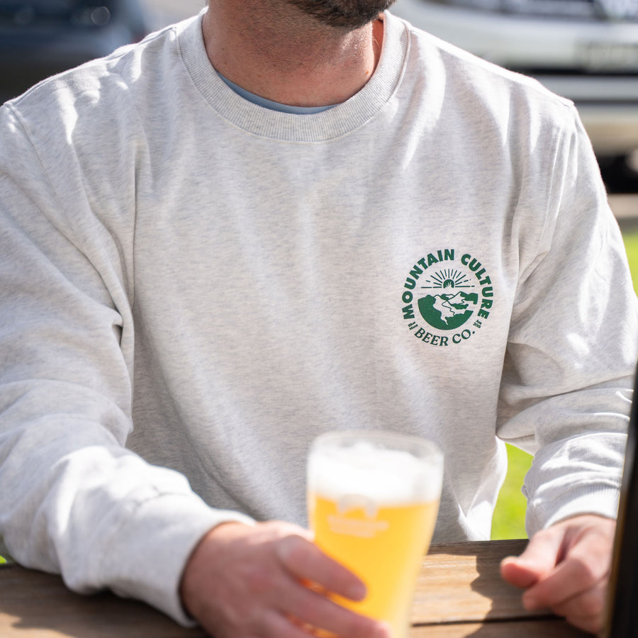 Mountain Range Sweater - Marle Grey