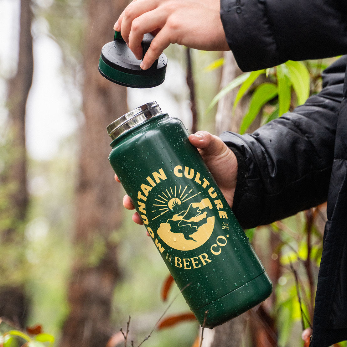 1.2L Water Bottle - Forest Green