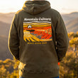 Load image into Gallery viewer, Blue Mountains Embroidered Hoodie - Army Green
