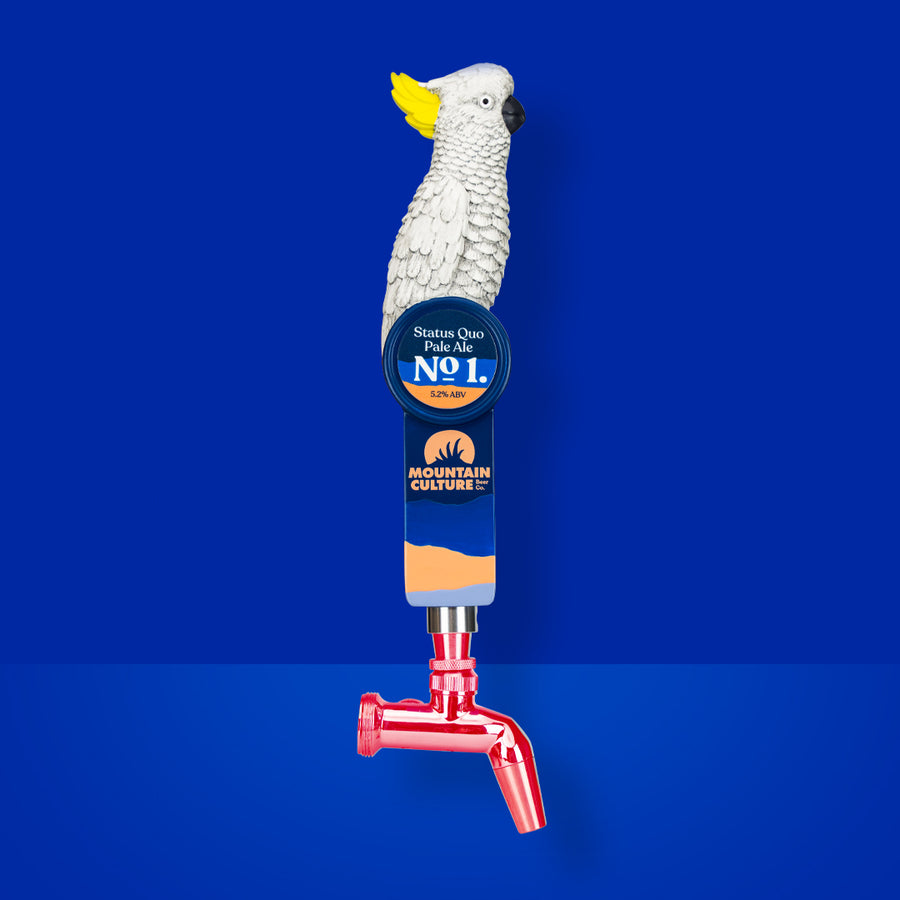 Limited Edition Cockatoo Tap Handle